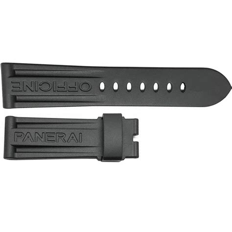 panerai rubber strap buckle|where to buy Panerai straps.